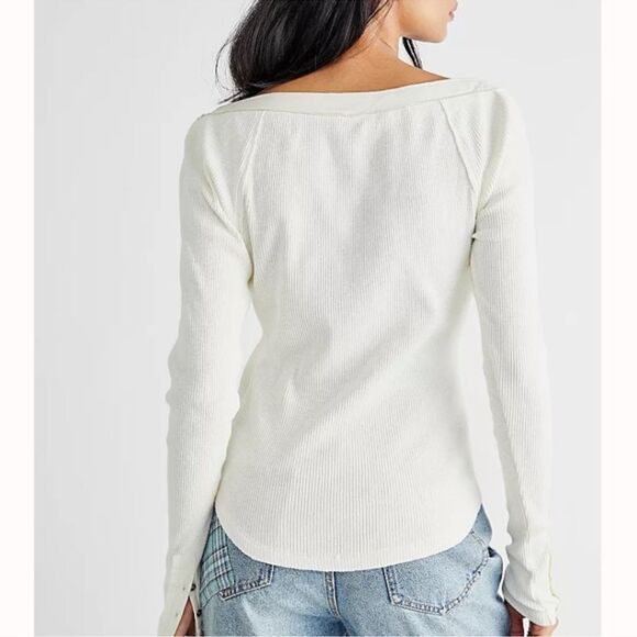 NWT Free People Favorite Little Henley - Picture 3 of 4